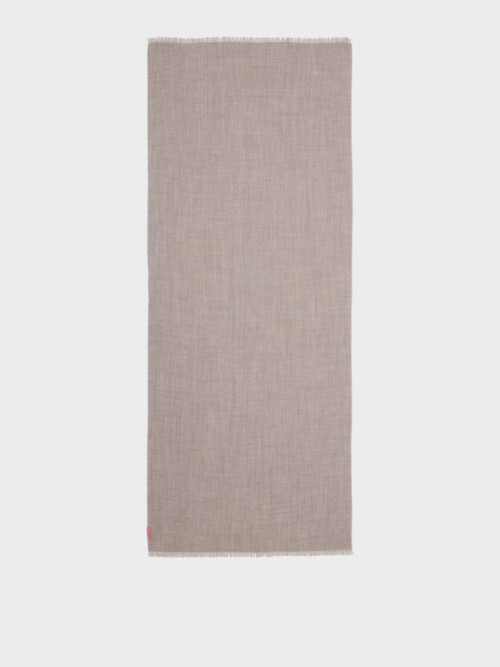 Amaretto Grey Baby Alpaca Stole