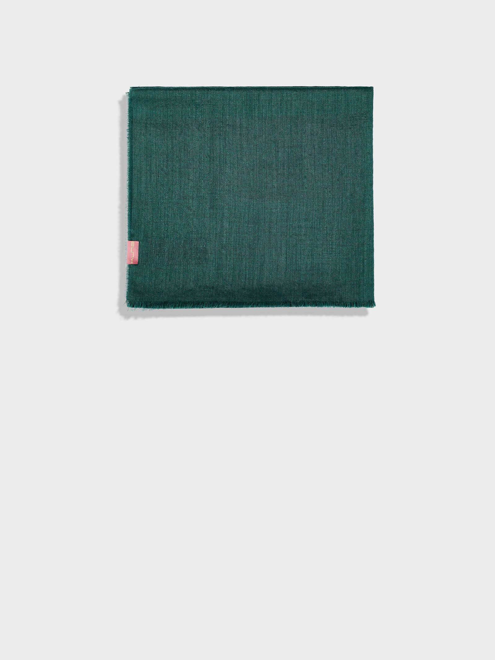 Estola Alondra De Baby Alpaca Color Verde