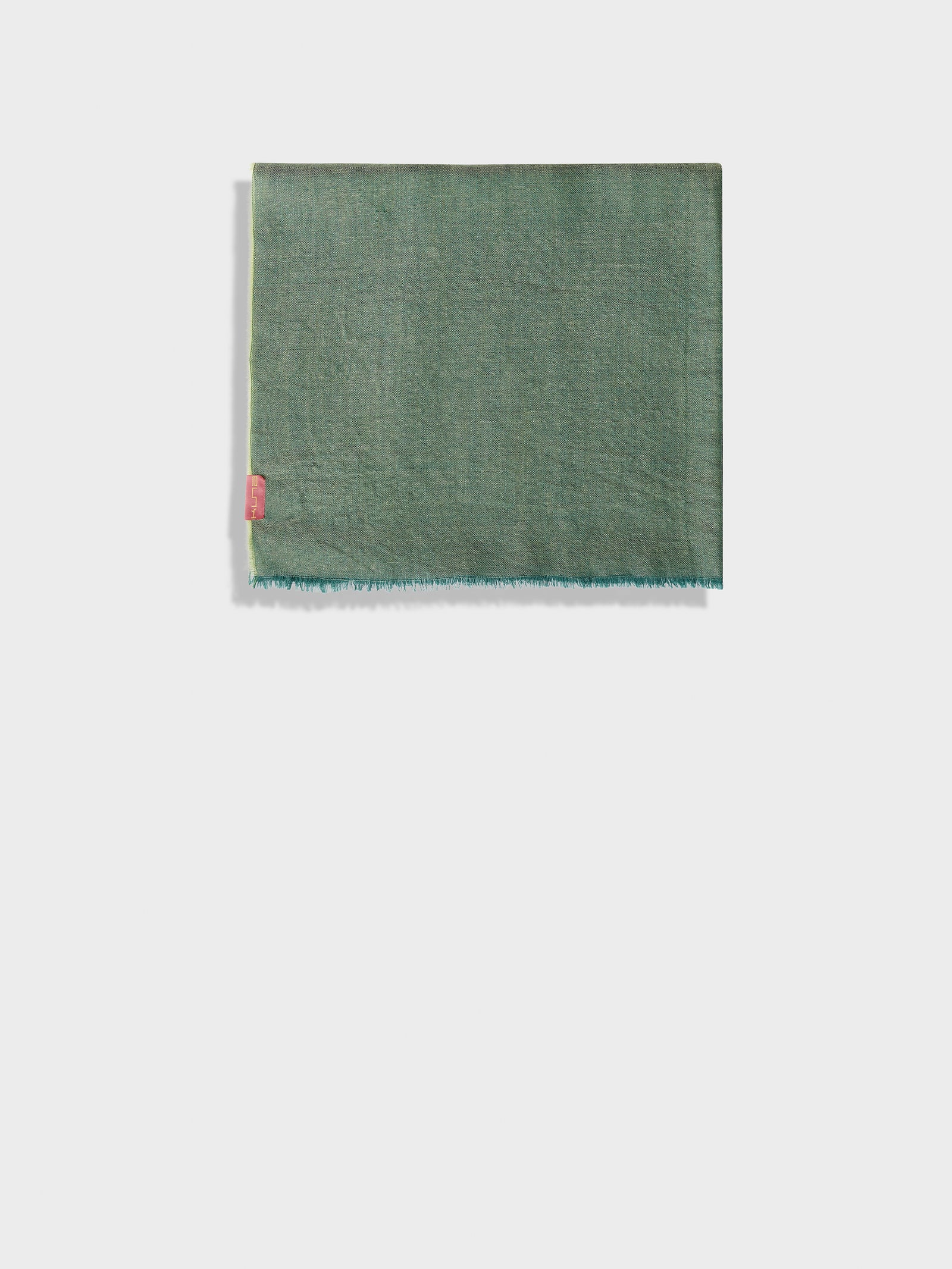 Estola Zaina De Baby Alpaca Color Verde