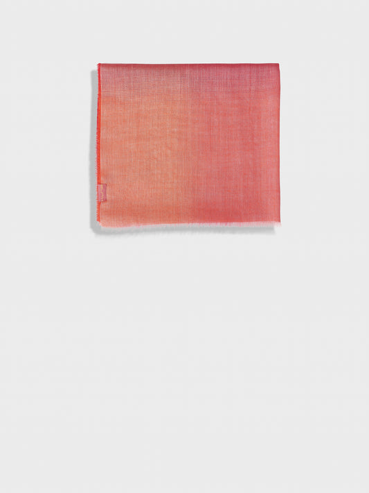 Estola Zulma De Baby Alpaca Color Rojo