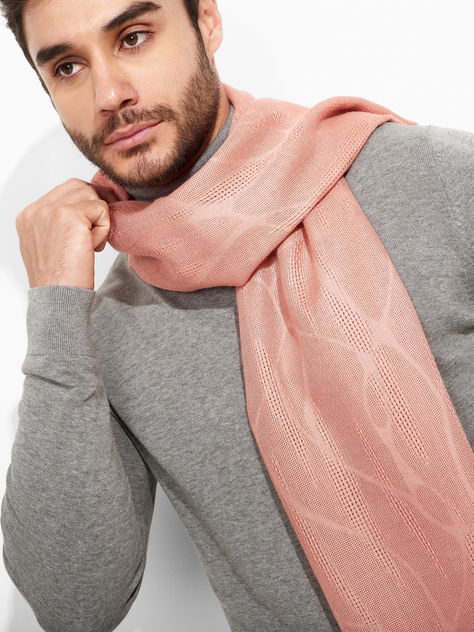 Estola Zuniga De Baby Alpaca Color Rosado