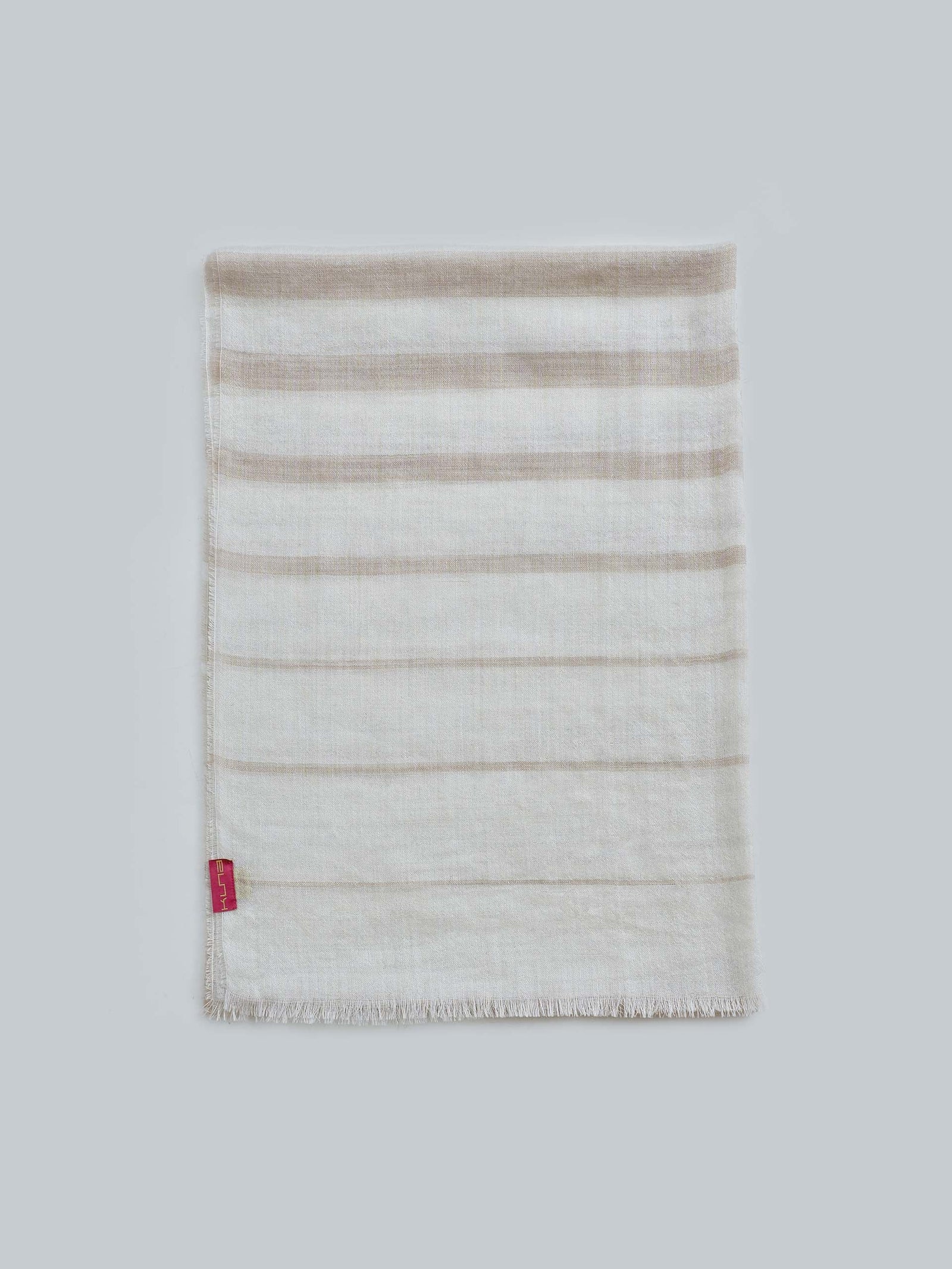 Wallenberg Baby Alpaca Stole Ecru/Beige