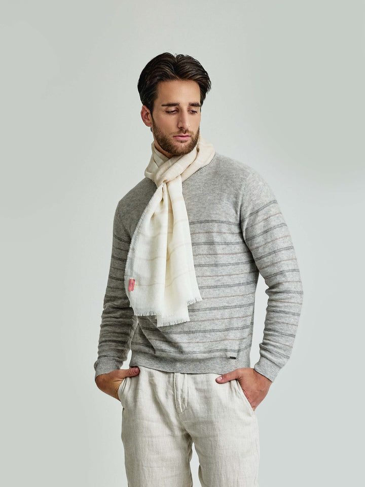Estola Wallenberg De Baby Alpaca Color Ecru/Beige