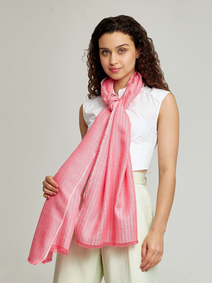 Estola Westfield De Baby Alpaca Color Fucsia