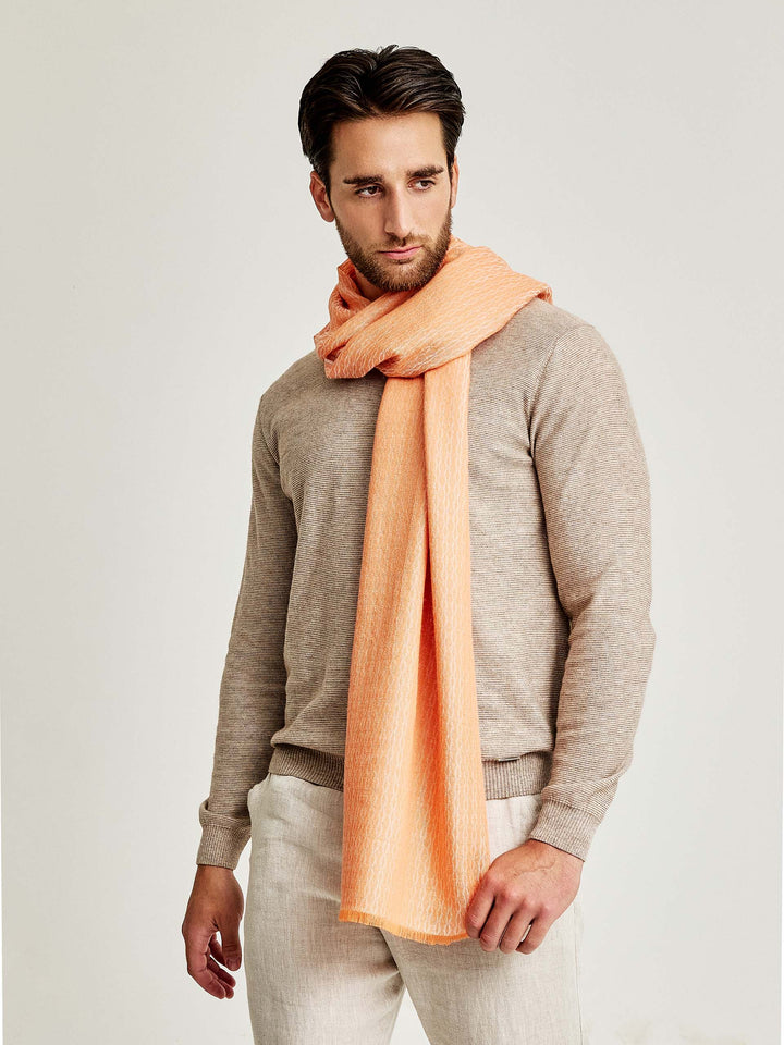 Estola Westfield De Baby Alpaca Color Naranja