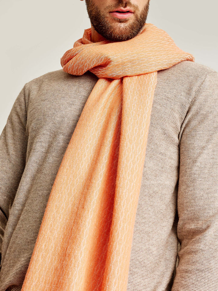Estola Westfield De Baby Alpaca Color Naranja
