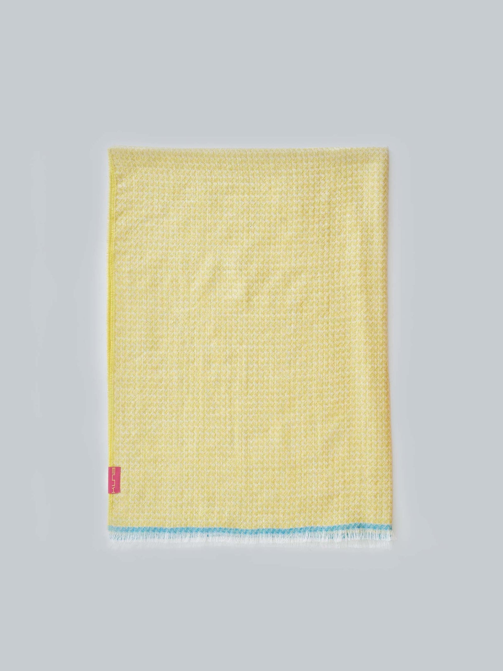 Wayne Baby Alpaca Stole in Lime Green