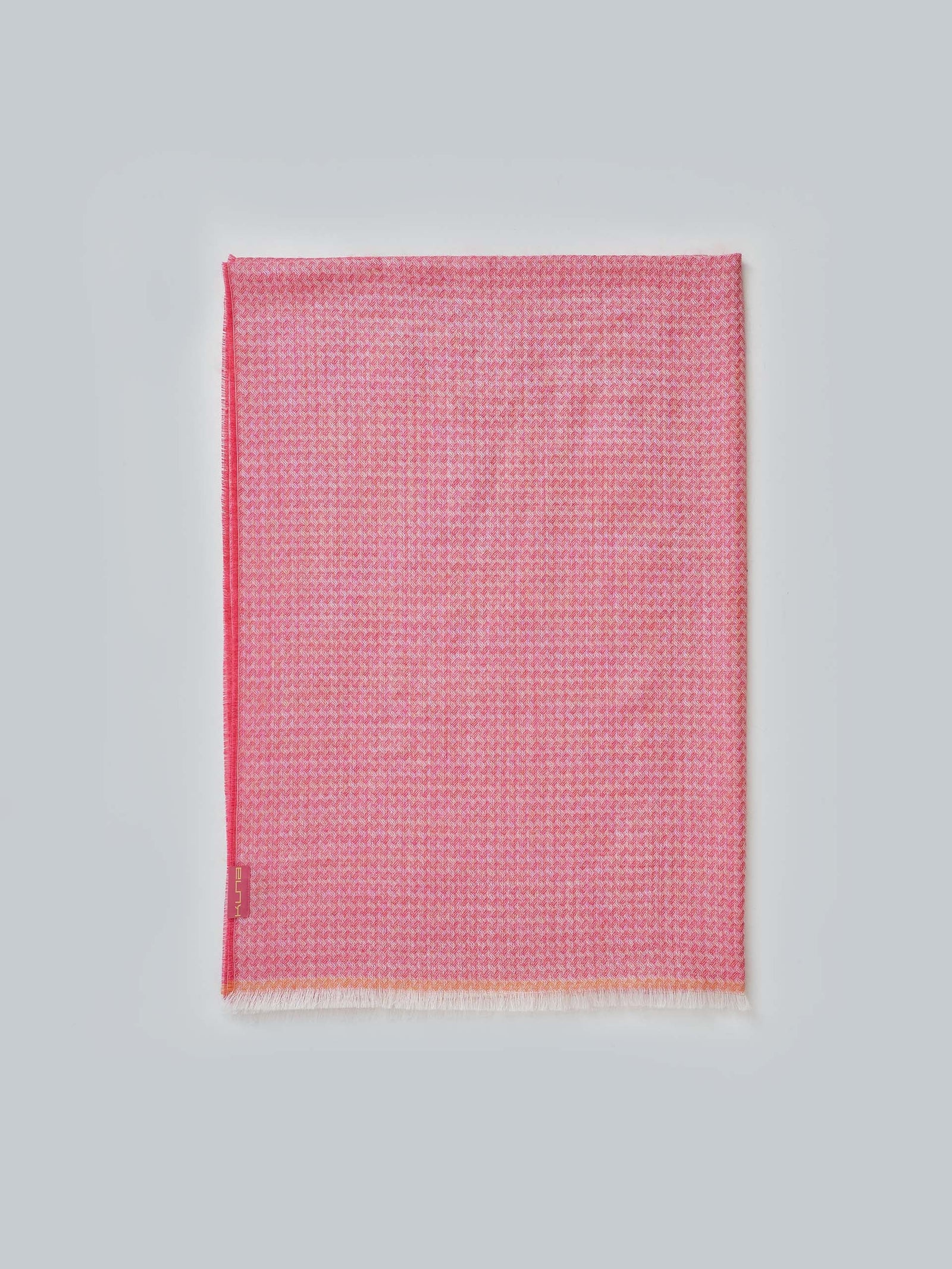 Wayne Baby Alpaca Stole in Fuchsia