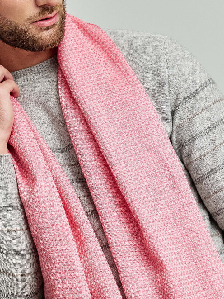 Estola Wayne De Baby Alpaca Color Fucsia