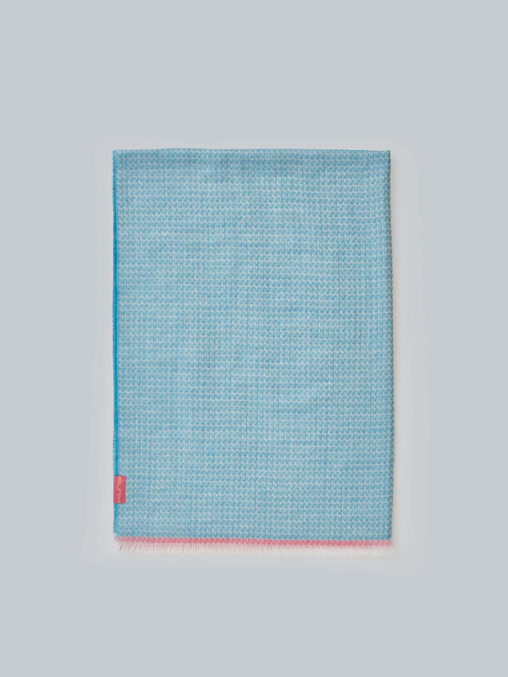 Estola Wayne De Baby Alpaca Color Turquesa