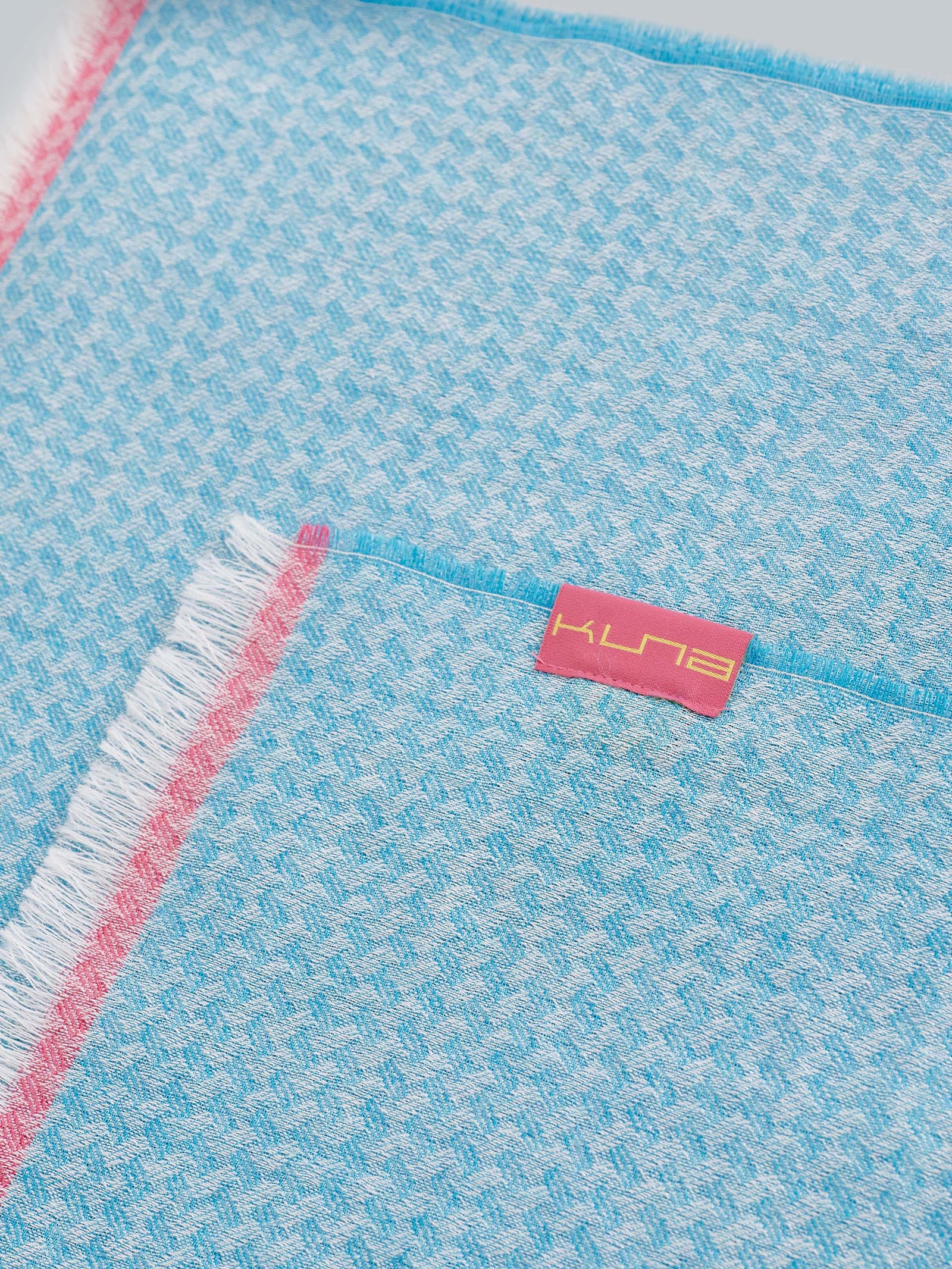 Wayne Turquoise Baby Alpaca Stole