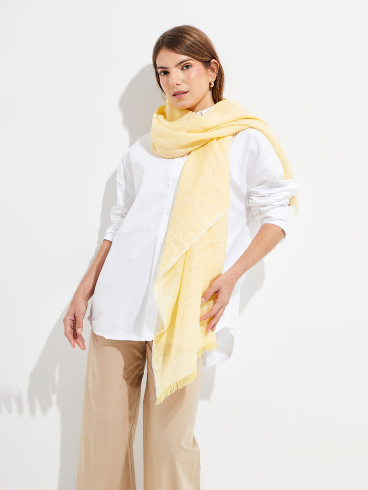 Estola Yvory De Lino Color Amarillo