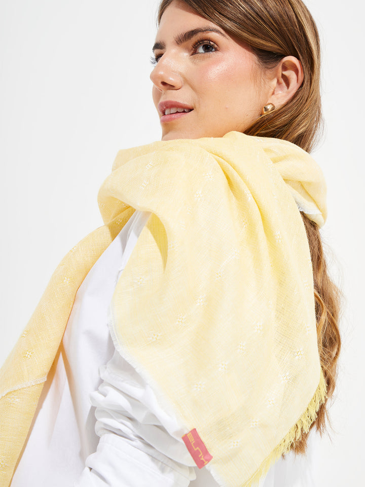 Estola Yvory De Lino Color Amarillo