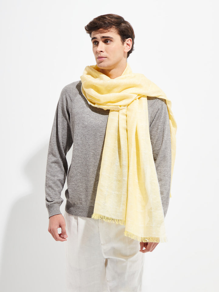 Estola Yvory De Lino Color Amarillo