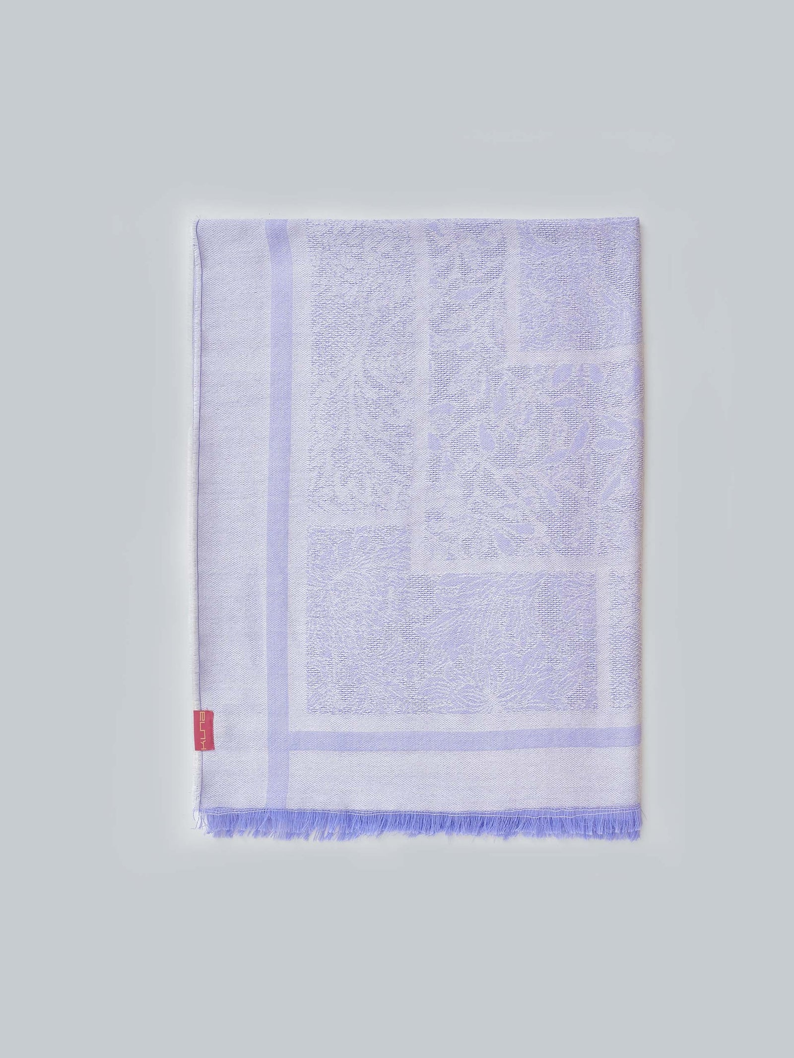 Purple Baby Alpaca Water Stole