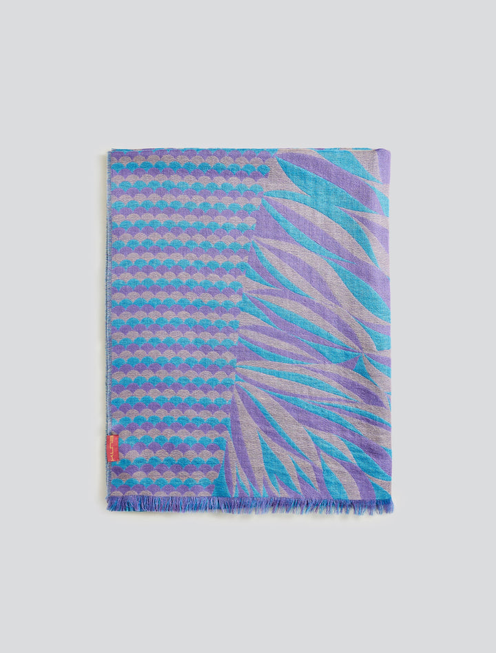 Estola Ysily De Baby Alpaca Color Morado