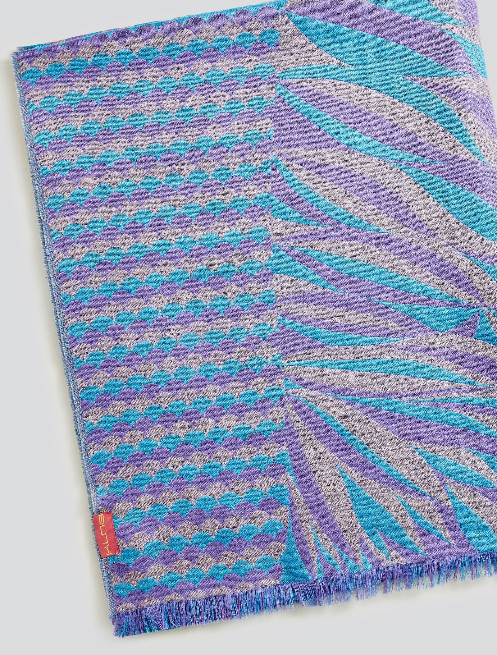 Ysily Baby Alpaca Stole in Purple