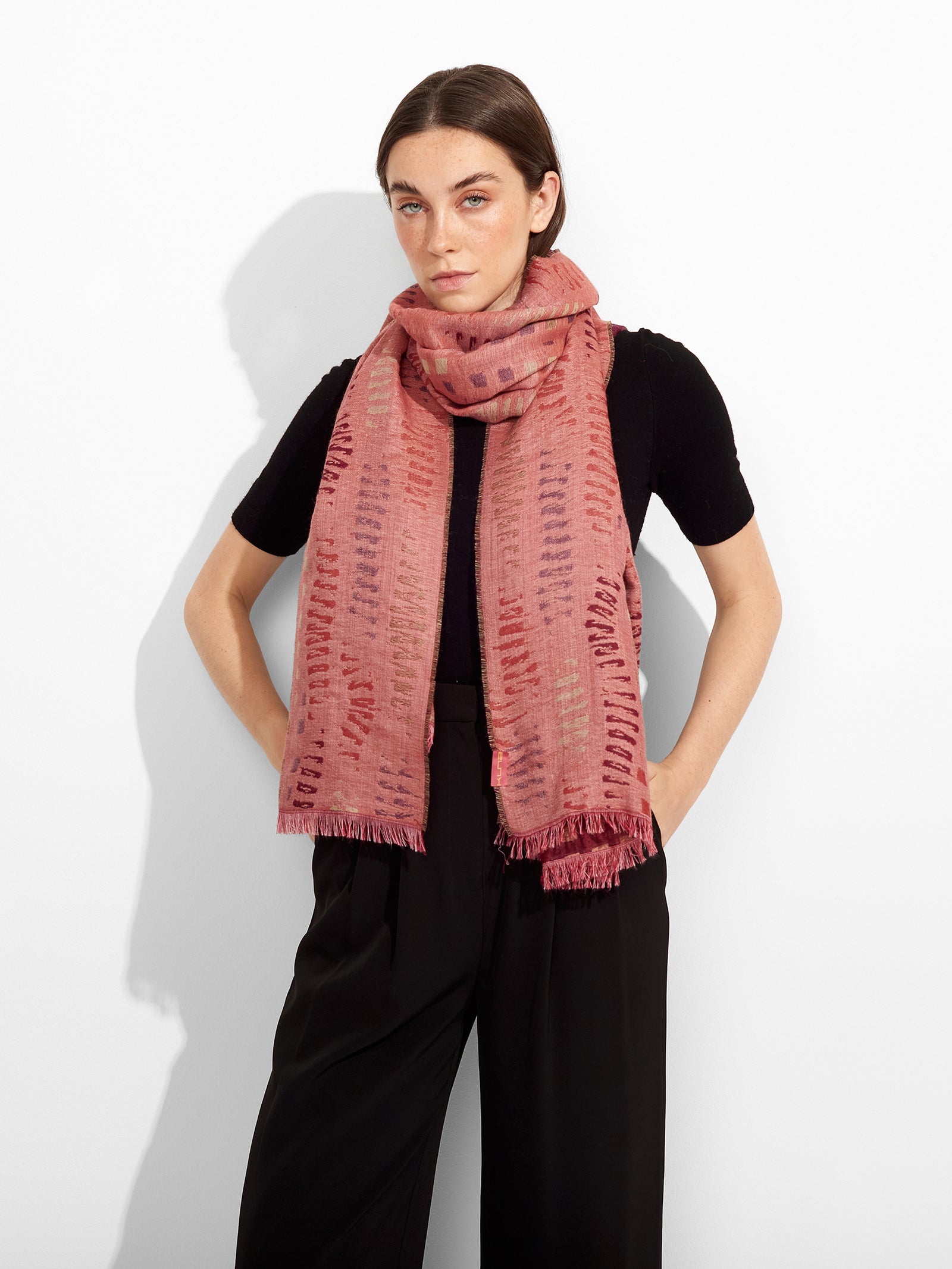 Estola Zane De Baby Alpaca Color Rosado