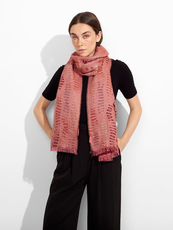 Estola Zane De Baby Alpaca Color Rosado