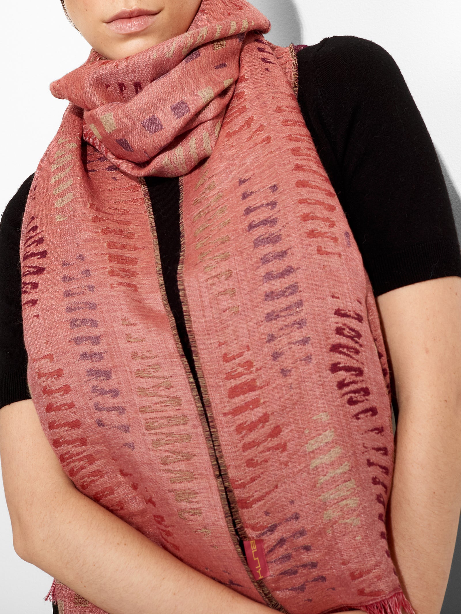 Estola Zane De Baby Alpaca Color Rosado