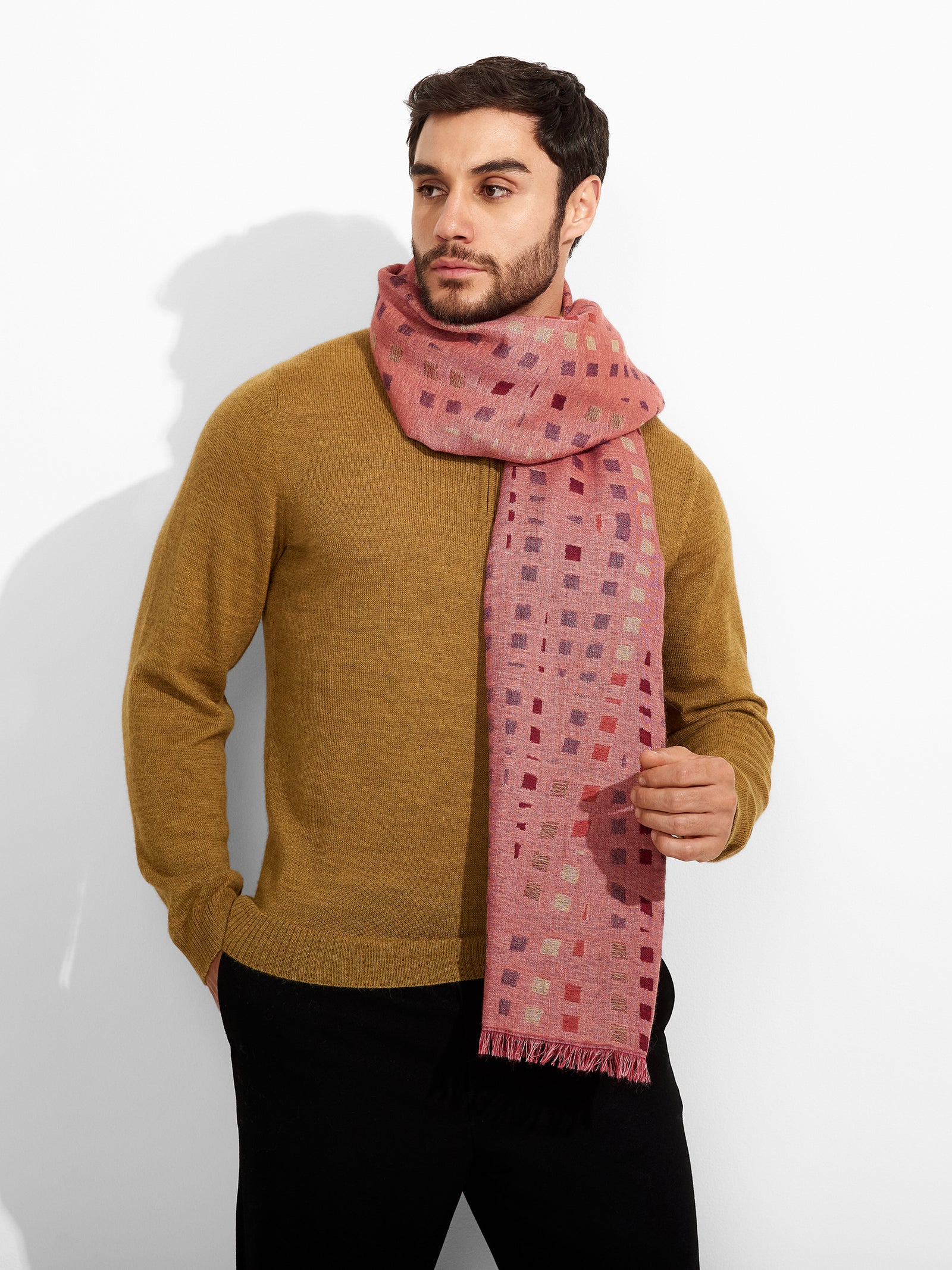 Estola Zane De Baby Alpaca Color Rosado