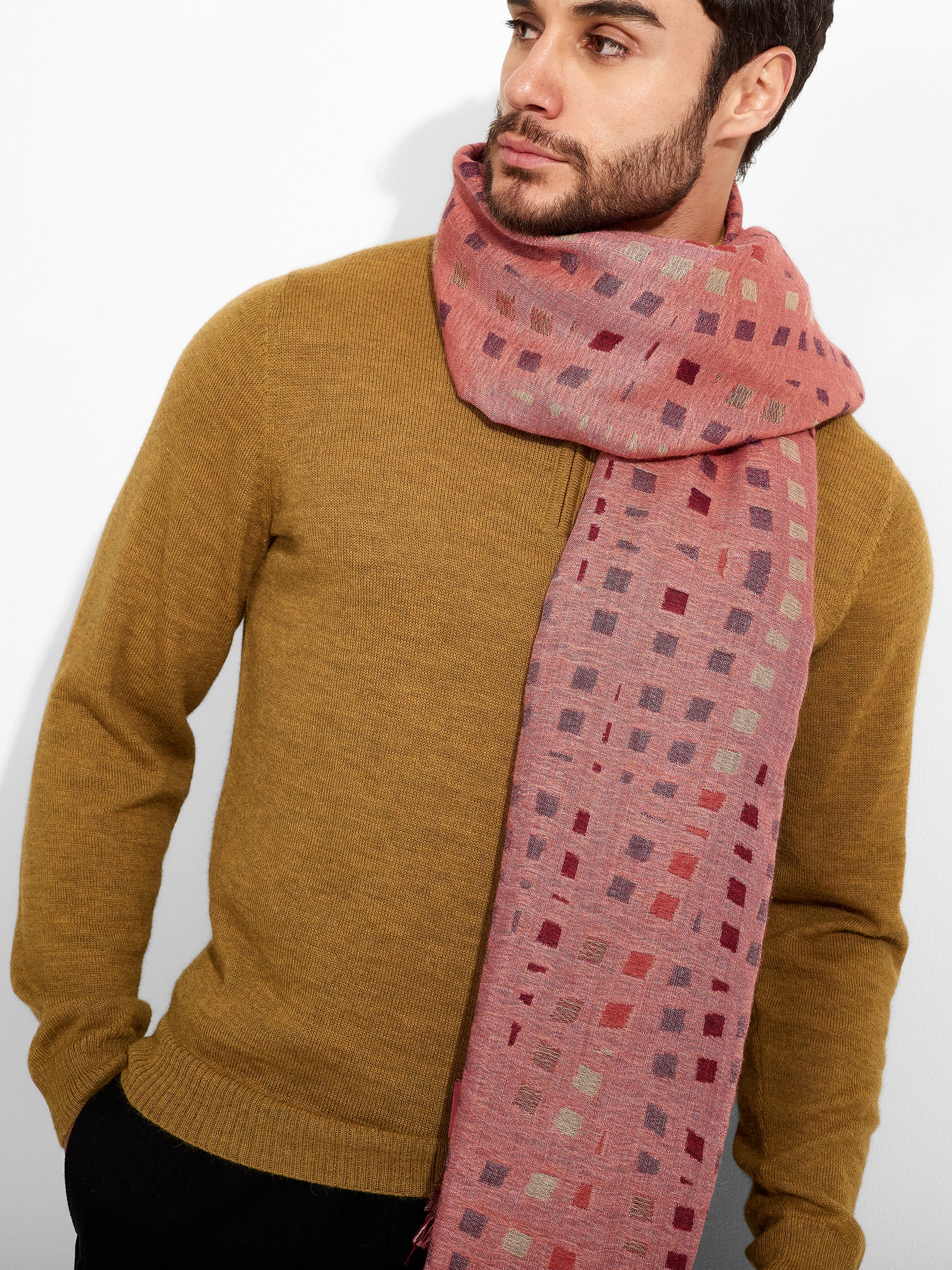Estola Zane De Baby Alpaca Color Rosado