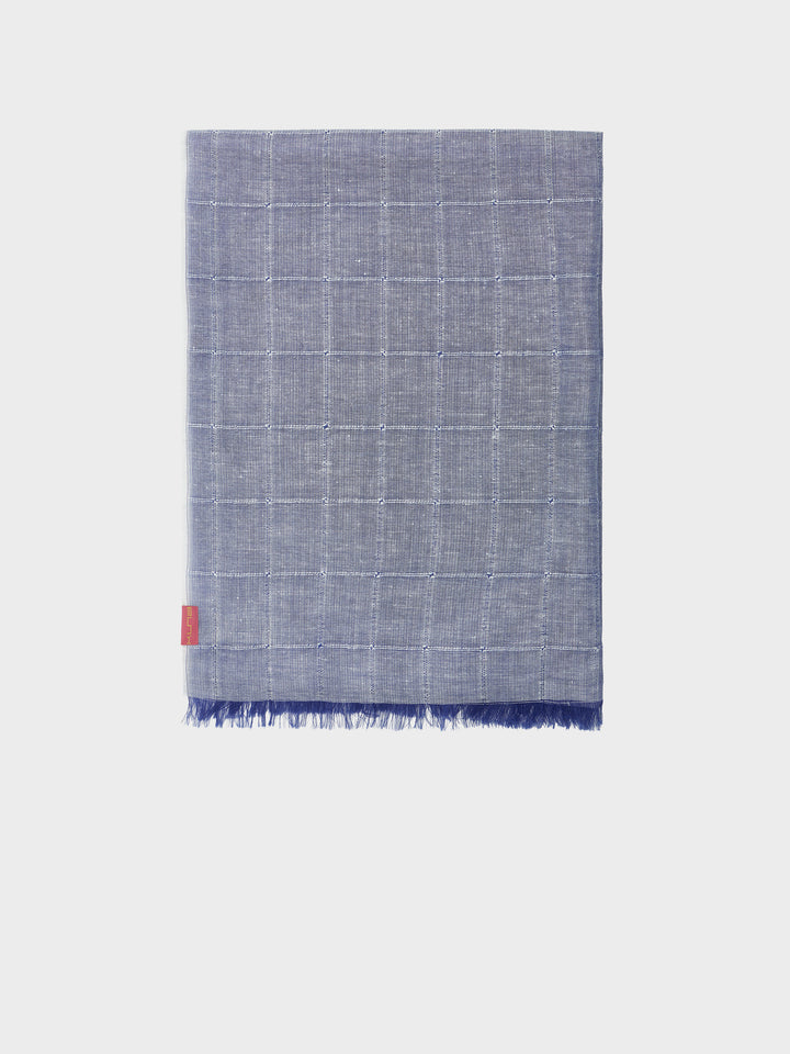 Zoda Baby Alpaca Stole in Blue