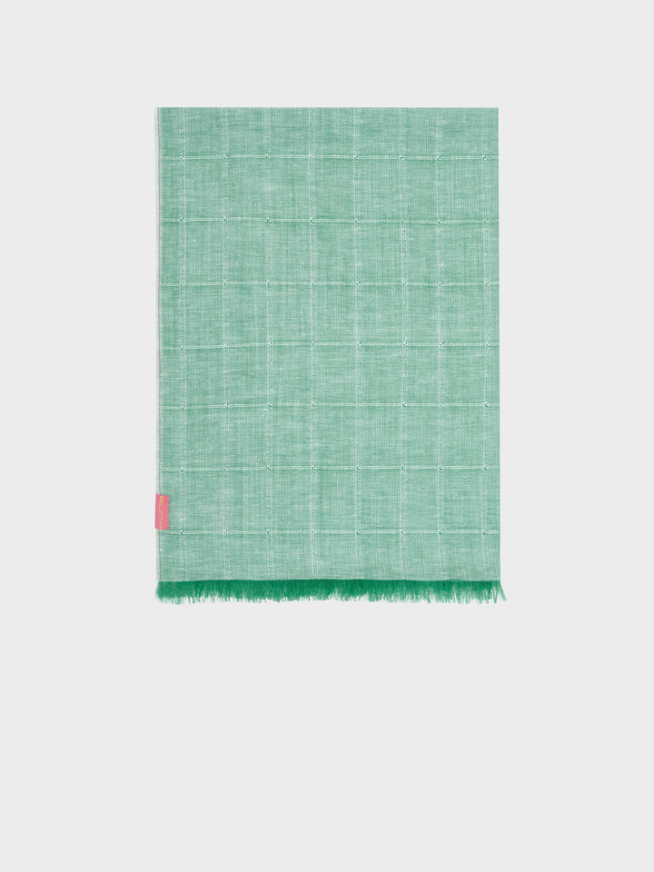 Estola Zoda De Baby Alpaca Color Verde