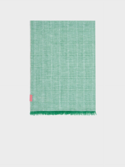 Estola Zoda De Baby Alpaca Color Verde