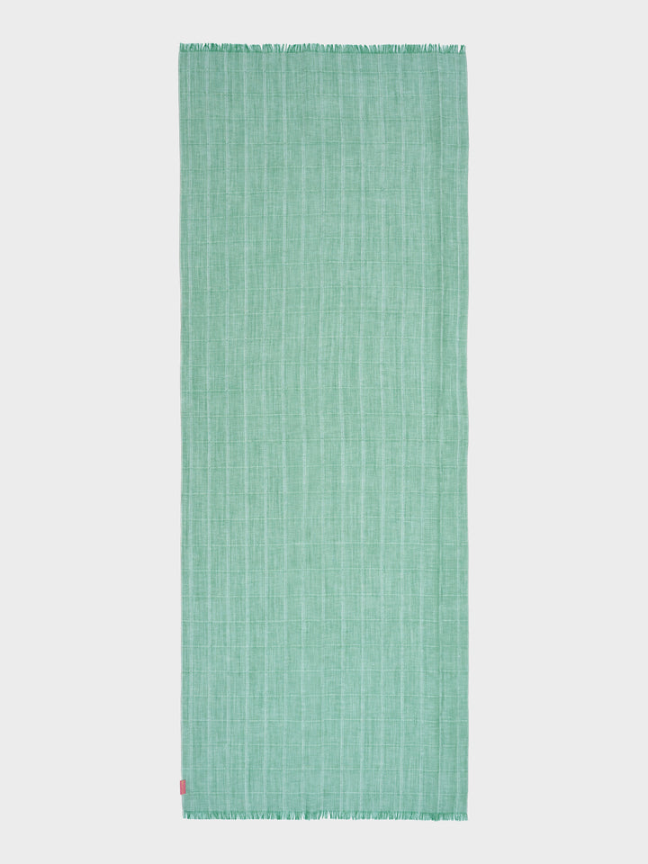 Estola Zoda De Baby Alpaca Color Verde