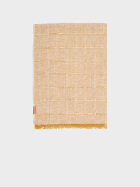 Estola Zoda De Baby Alpaca Color Amarillo