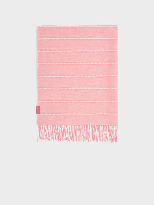 Estola Zabila De Lino Color Rosado