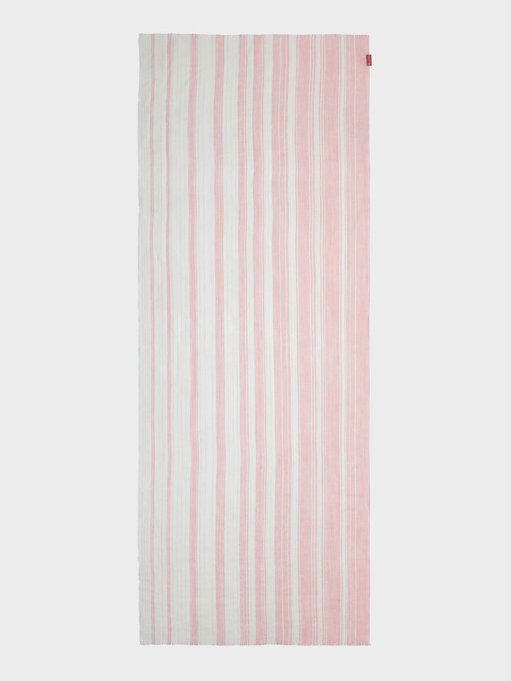 Estola Yoga De Lino Color Rosado