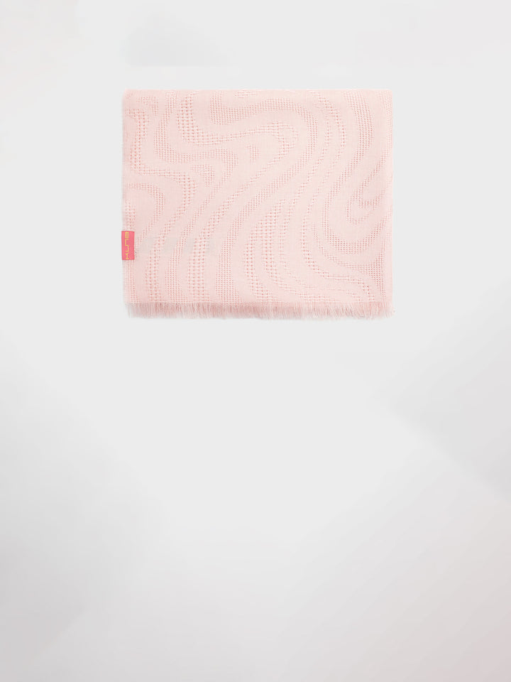 Estola Yxtapa De Baby Alpaca Color Rosado