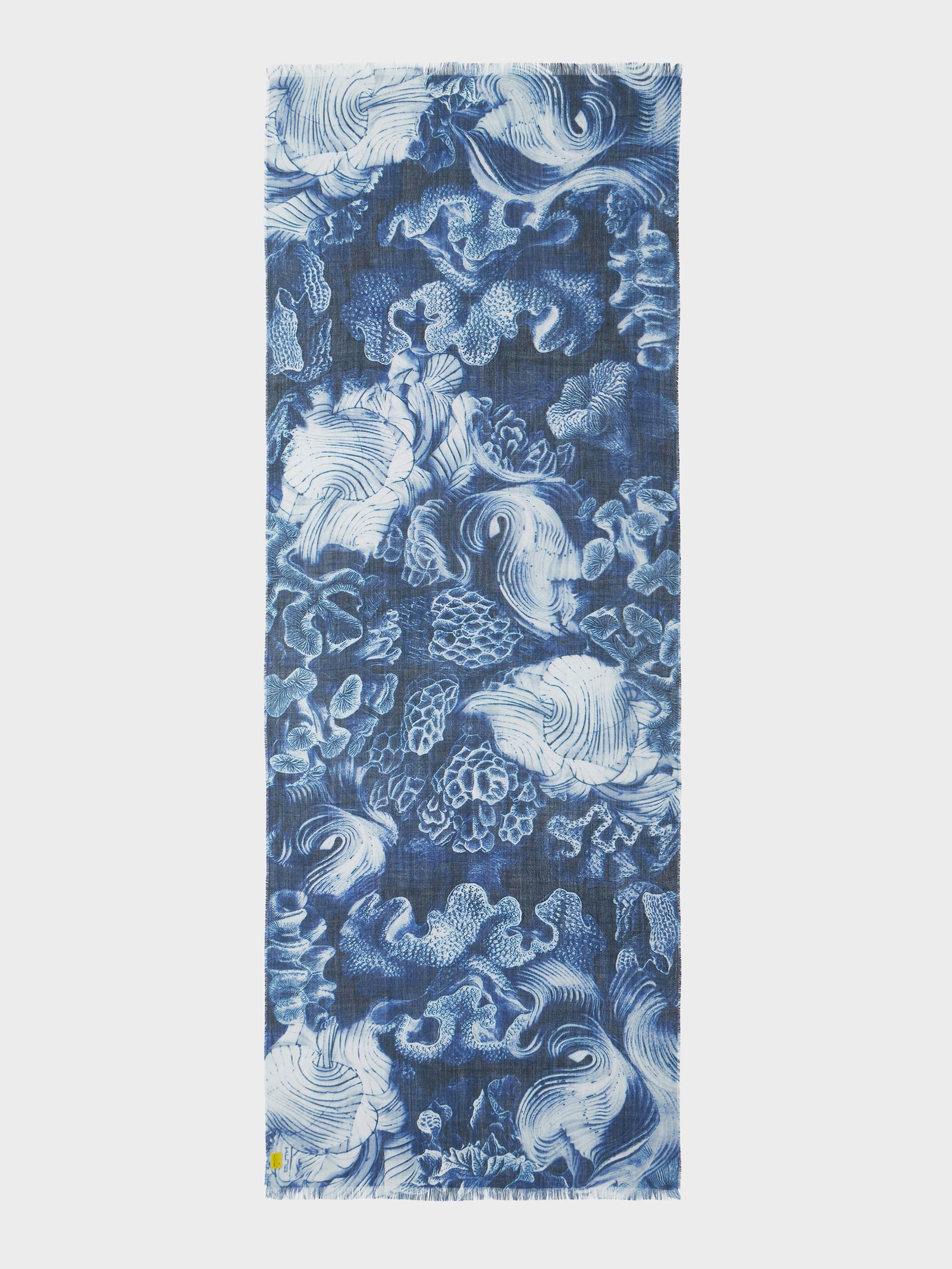 Zanone Blue Baby Alpaca Stole