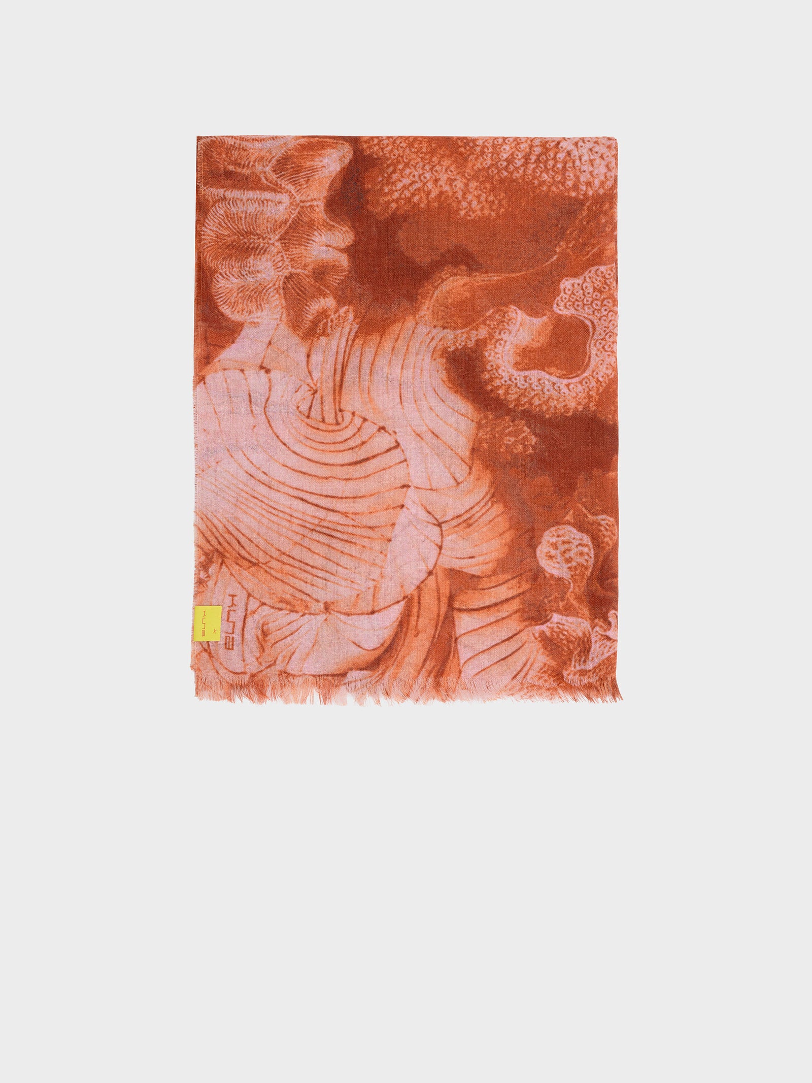 Zanone Baby Alpaca Stole Orange