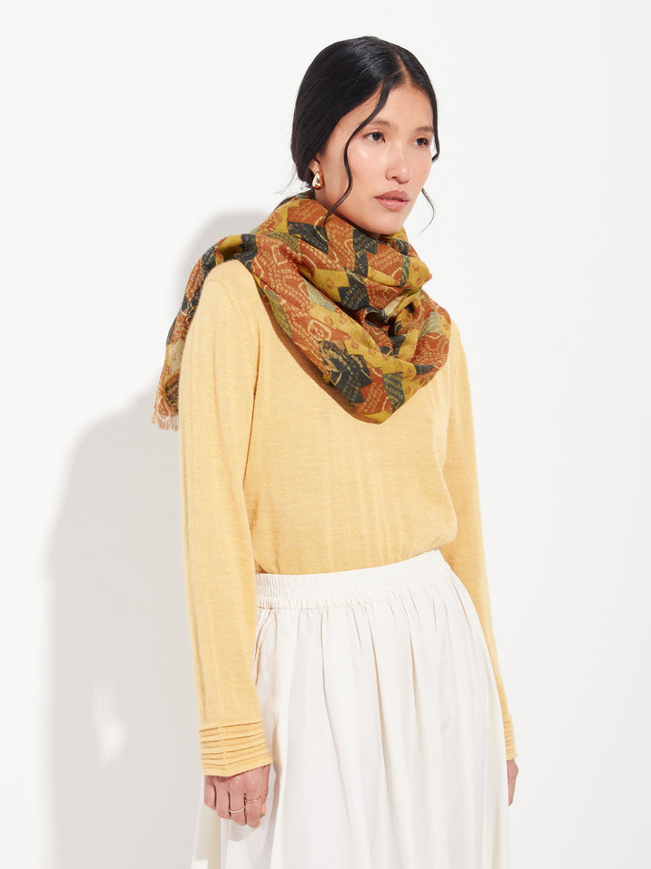 Estola Huari - 6 De Baby Alpaca Color Multicolor