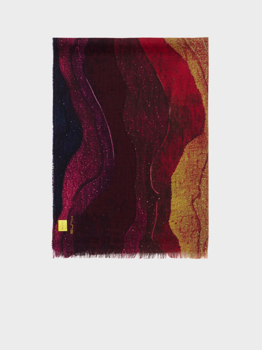 Estola Catrina De Baby Alpaca Color Multicolor