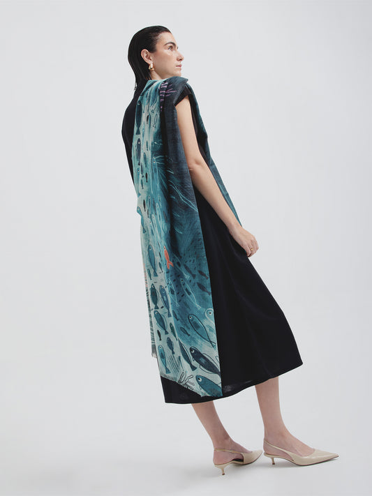 Estola Cardumen De Baby Alpaca Color Multicolor