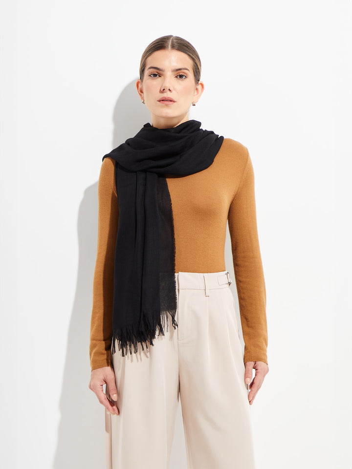 Bussigny Vicuna Stole, Black