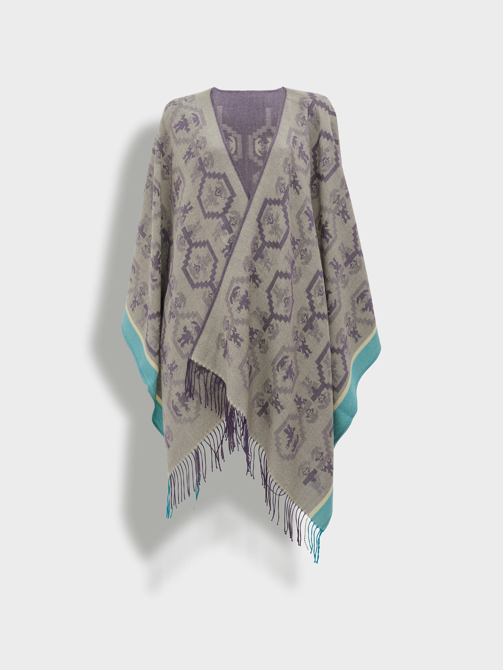 Chimu Cape - 12 Royal Alpaca Purple
