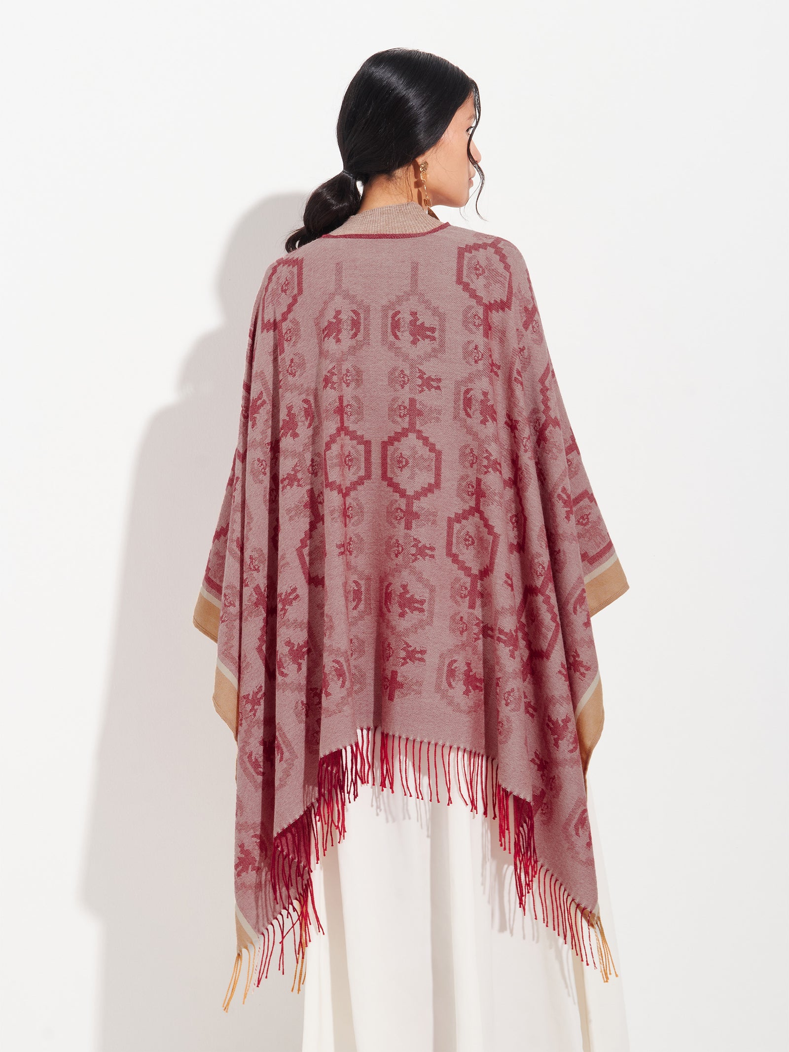 Chimu Cape - 12 Royal Alpaca Red