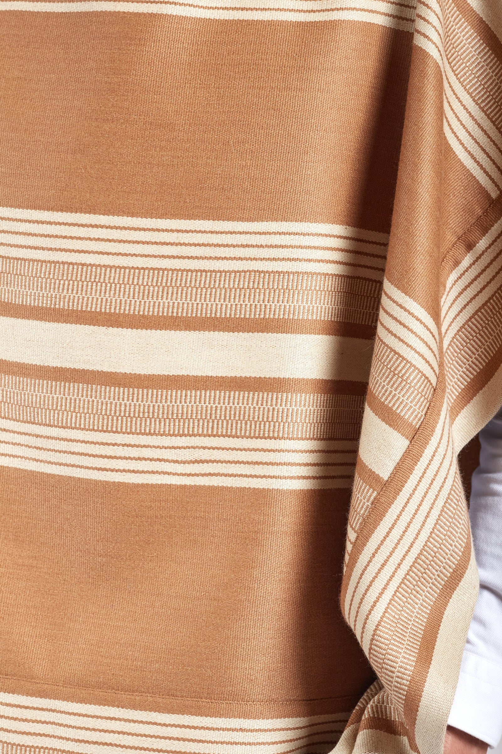 Chilean Baby Alpaca Poncho Beige