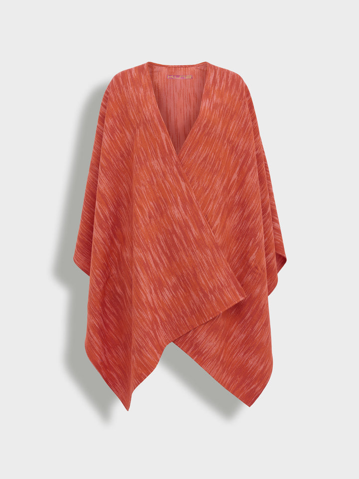 Orange Baby Alpaca Zareli Cape