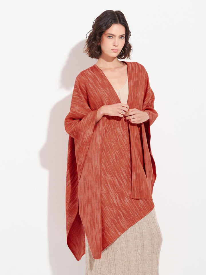 Orange Baby Alpaca Zareli Cape