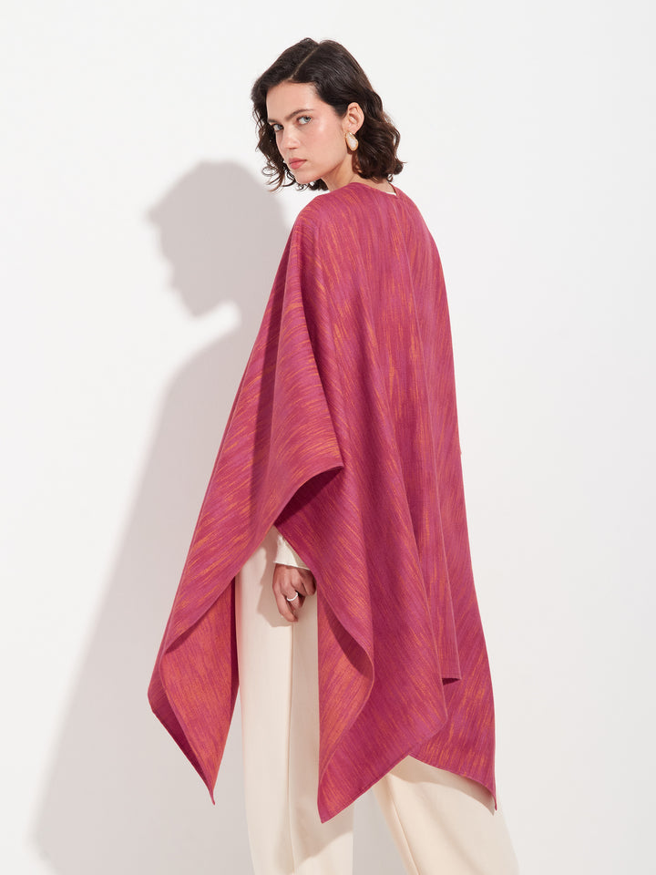 Pink Baby Alpaca Zareli Cape