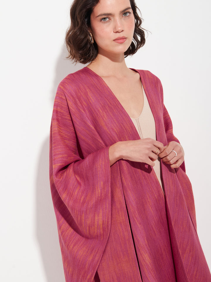 Pink Baby Alpaca Zareli Cape