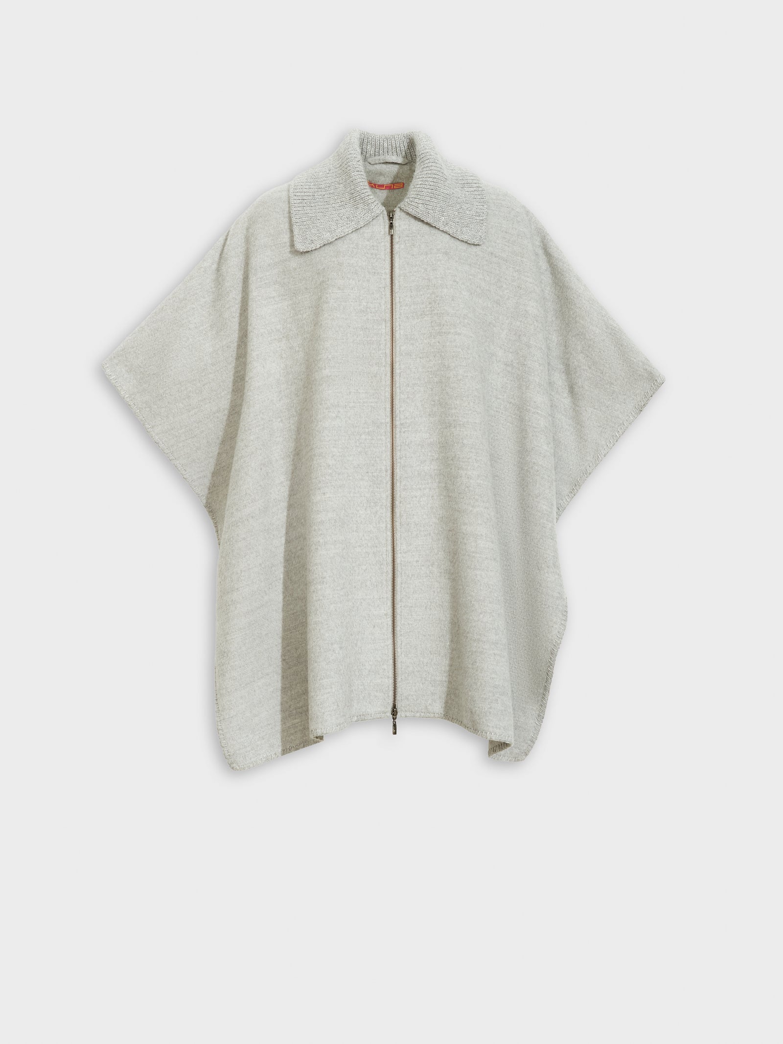 Zendaya Baby Alpaca Cape, Grey