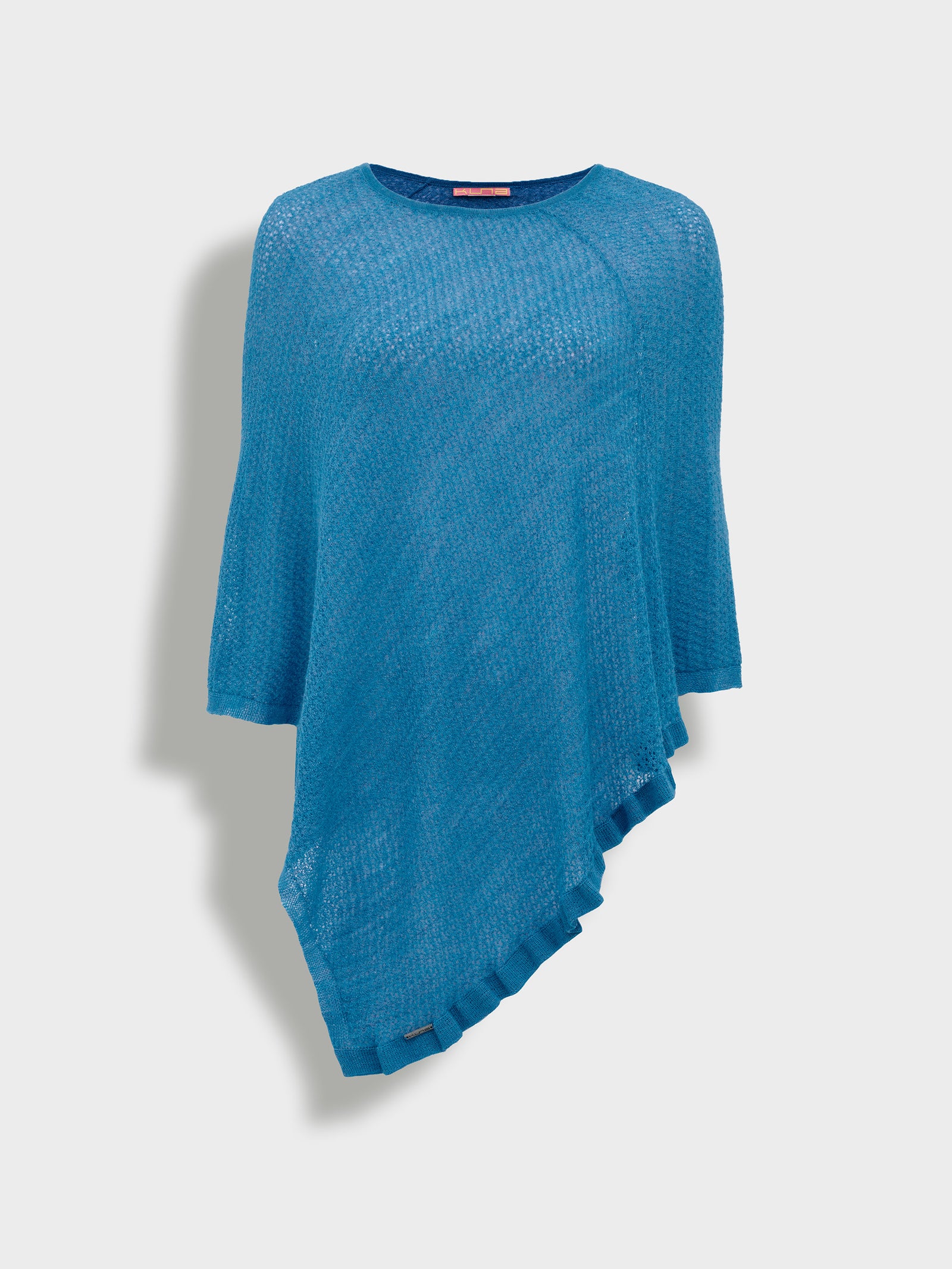 Blue Baby Alpaca Cape