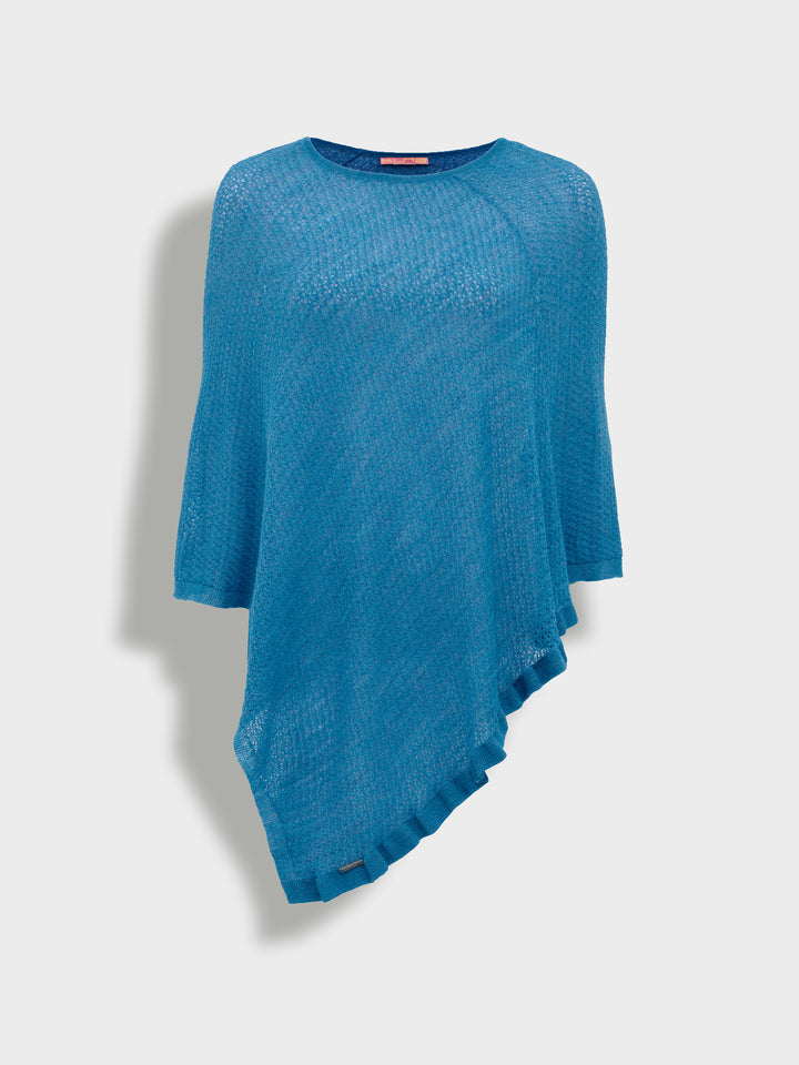 Blue Baby Alpaca Cape
